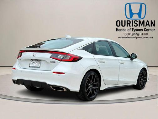 Platinum White 2022 Honda Civic Sport Touring