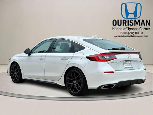 Platinum White 2022 Honda Civic Sport Touring