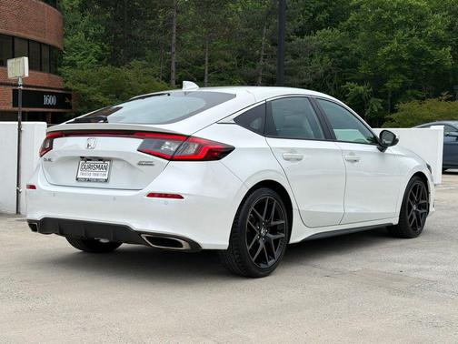 Platinum White 2022 Honda Civic Sport Touring
