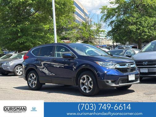 Obsidian Blue Pearl 2018 Honda CR-V EX