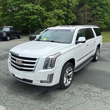 Crystal White Tricoat 2019 Cadillac Escalade ESV Premium Luxury