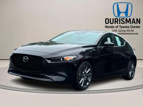 Jet Black Mica 2023 Mazda Mazda3 FWD w/Preferred Package