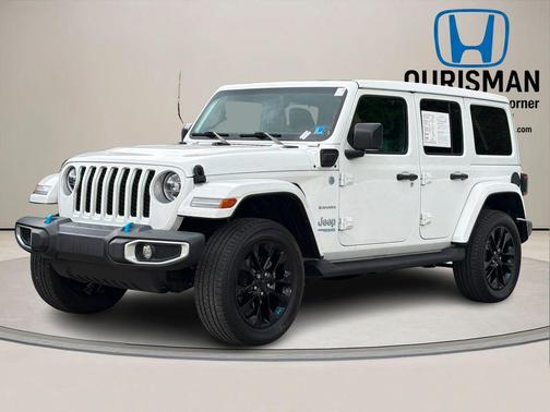 Bright White Clearcoat 2022 Jeep Wrangler Unlimited 4xe Sahara