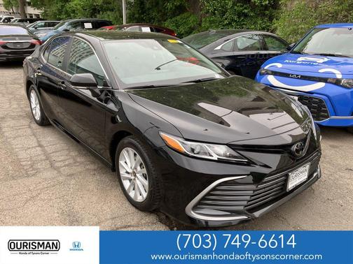 Midnight Black Metallic 2023 Toyota Camry LE