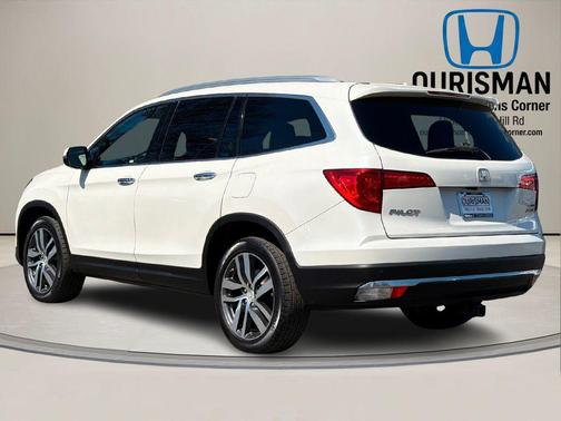 White Diamond Pearl 2016 Honda Pilot Touring