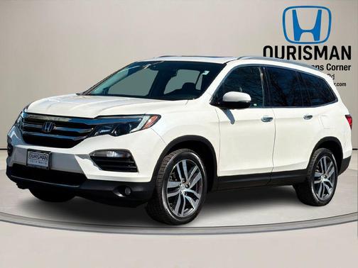 White Diamond Pearl 2016 Honda Pilot Touring