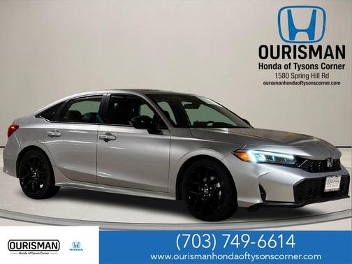 Silver Metallic 2026 Honda Civic Sport