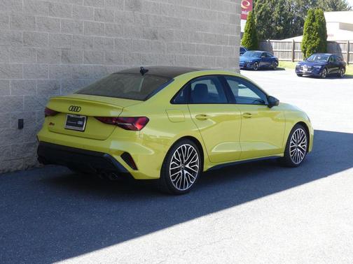 Python Yellow Metallic 2025 Audi S3 Prestige TFSI quattro S tronic