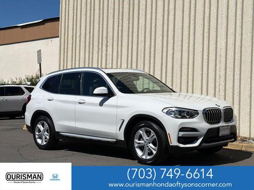 Alpine White 2021 BMW X3 xDrive30i