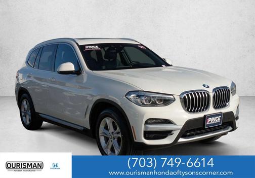Alpine White 2021 BMW X3 xDrive30i