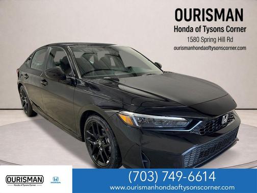 Crystal Black Pearl 2026 Honda Civic Sport
