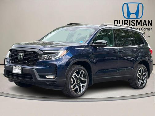 Obsidian Blue Pearl 2023 Honda Passport AWD Elite