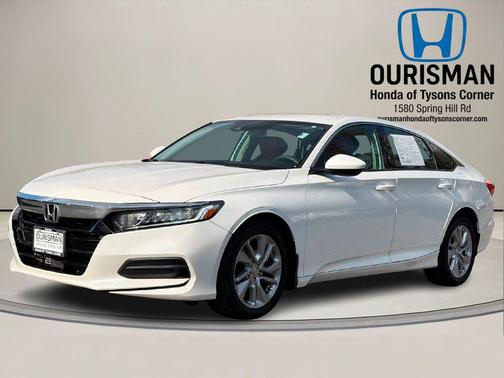 Platinum White Pearl 2020 Honda Accord LX 1.5T