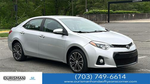 Classic Silver Metallic 2015 Toyota Corolla S Plus