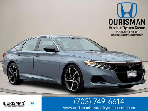 Sonic Gray Pearl 2022 Honda Accord Hybrid Sport