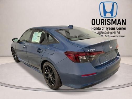 Blue 2026 Honda Civic Sport