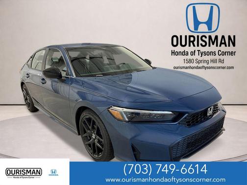 Blue 2026 Honda Civic Sport