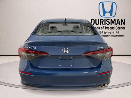 Blue 2026 Honda Civic Sport