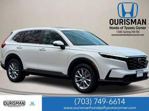 Platinum White 2026 Honda CR-V EX AWD