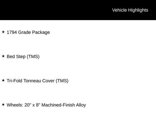 2025 Toyota Tundra Hybrid 1794 Edition
