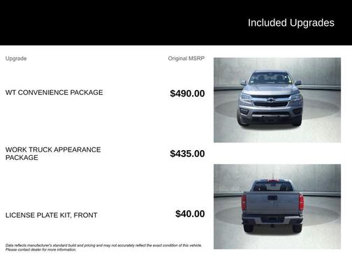 Satin Steel Metallic 2019 Chevrolet Colorado WT
