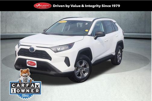 White 2022 Toyota RAV4 Hybrid LE