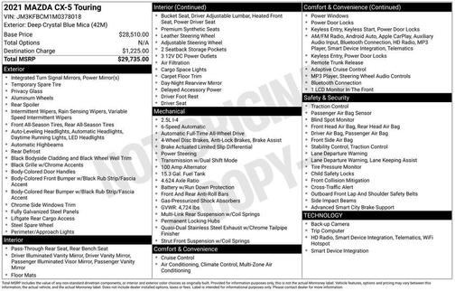 2021 Mazda CX-5 Touring