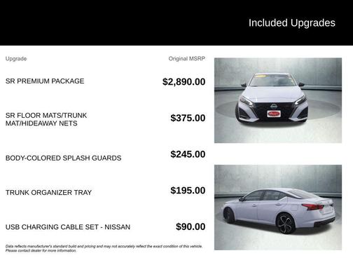 Gray Sky Pearl 2024 Nissan Altima 2.5 SR