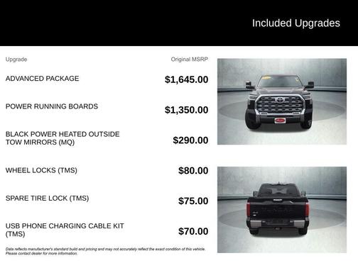 Midnight Black Metallic 2023 Toyota Tundra Hybrid 1794 Edition