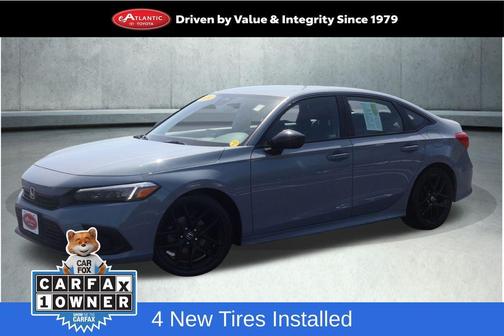 Sonic Gray Pearl 2024 Honda Civic Sport