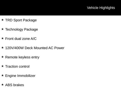 2022 Toyota Tacoma TRD Sport