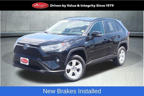 Midnight Black Metallic 2021 Toyota RAV4 Hybrid XLE