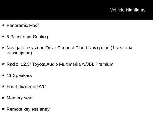 2024 Toyota Grand Highlander LIMITED