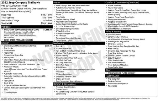 2022 Jeep Compass Trailhawk