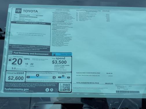 2025 Toyota Sequoia Platinum