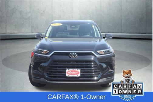 Midnight Black Metallic 2025 Toyota Grand Highlander XLE