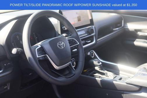 Midnight Black Metallic 2025 Toyota Grand Highlander XLE