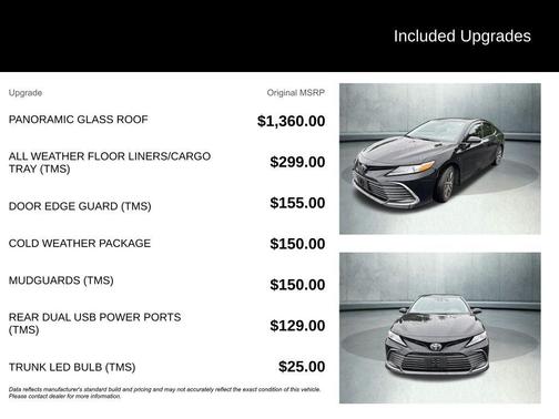 Midnight Black Metallic 2024 Toyota Camry XLE