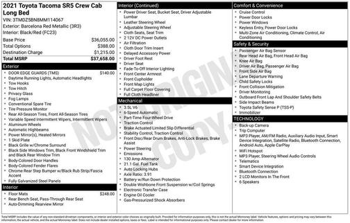 2021 Toyota Tacoma SR5