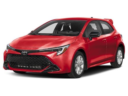 Red 2026 Toyota Corolla Hatchback SE