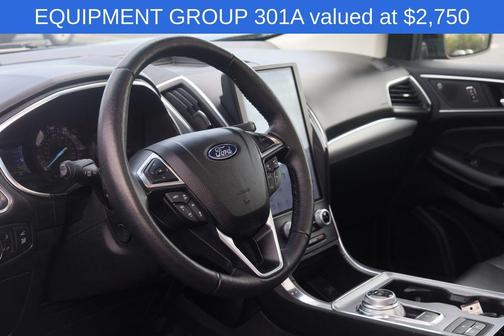 Black Metallic 2021 Ford Edge Titanium