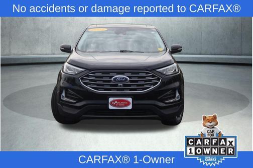 Black Metallic 2021 Ford Edge Titanium