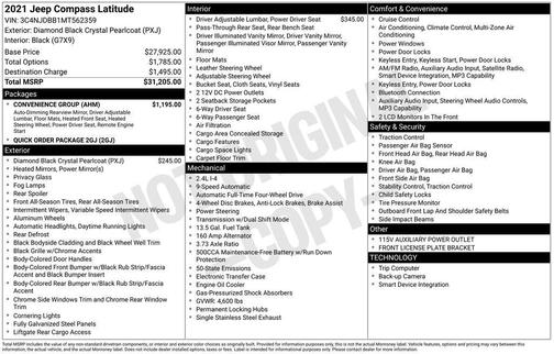 2021 Jeep Compass Latitude
