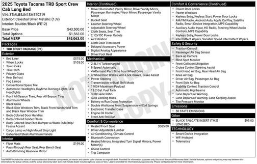 2025 Toyota Tacoma TRD Sport