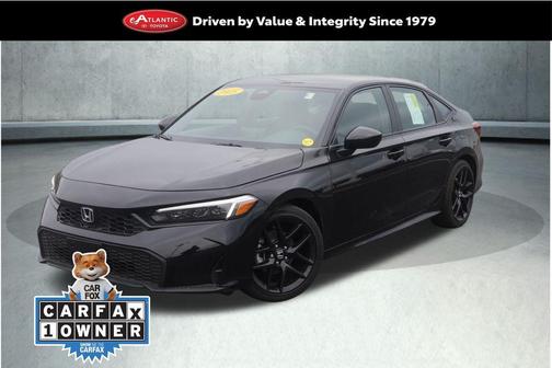 Crystal Black Pearl 2025 Honda Civic Sport