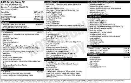 Predawn Gray Mica 2023 Toyota Camry SE