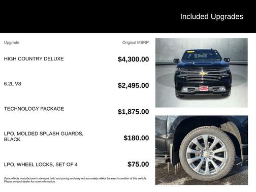 2020 Chevrolet Silverado 1500 High Country