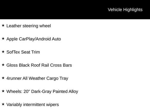 Black 2026 Toyota 4Runner TRD Sport Premium