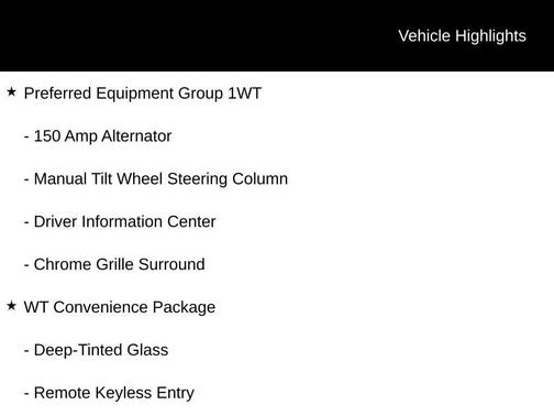 2018 Chevrolet Silverado 1500 WT