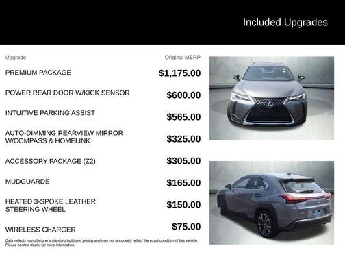 Nebula Gray Pearl 2021 Lexus UX 250h Base